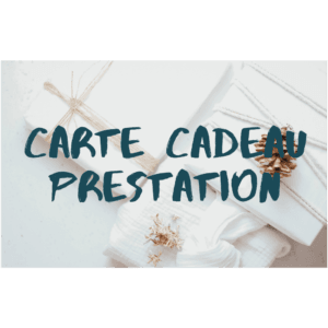 Cartes cadeaux prestations